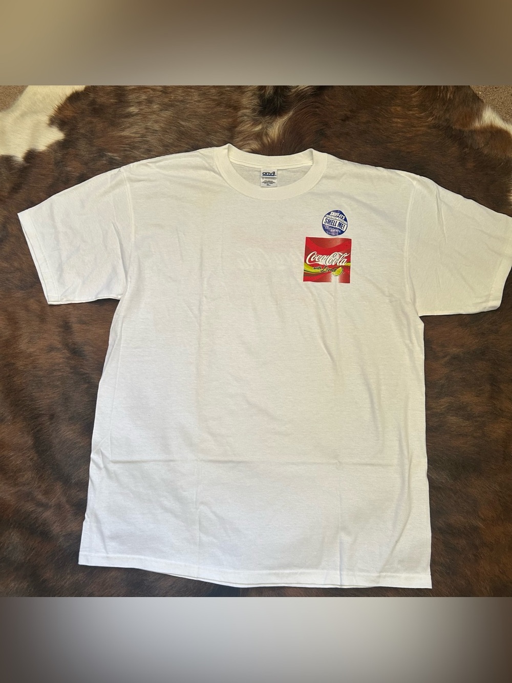 Vintage Coca Cola lime promo shirt